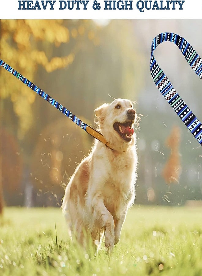 KIDWILL Double-Sided Reflective Dog Leash for Puppy, Small, Medium & Large Dogs, Strong and Durable Nylon Leashes for Running, Walking and Training, Heavy Duty 4ft Long Dog Leash with D Ring (Printed) - Image 4